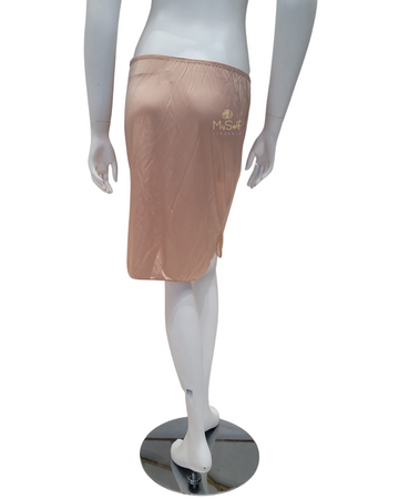 Nina Von C 22 272 111 20"  Caramel A Line Half Slip with Slit myselflingerie.com
